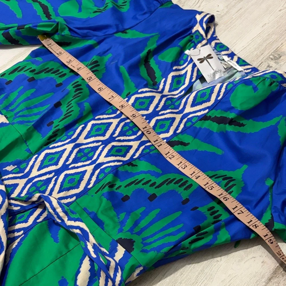 Tyler Boe Kelsey Cotton Graphic Dress Size Small - Picture 10 of 11